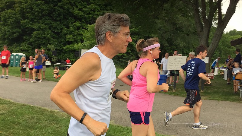 2015 Road Runner Classic 8K 109.JPG - 2015 Road Runner Classic 8K run at Maybury State Park outside Northville Michigan on July 25, 2015.